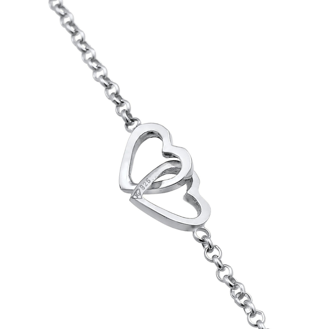 Hartvormige Minimalistische Enkelband Dames