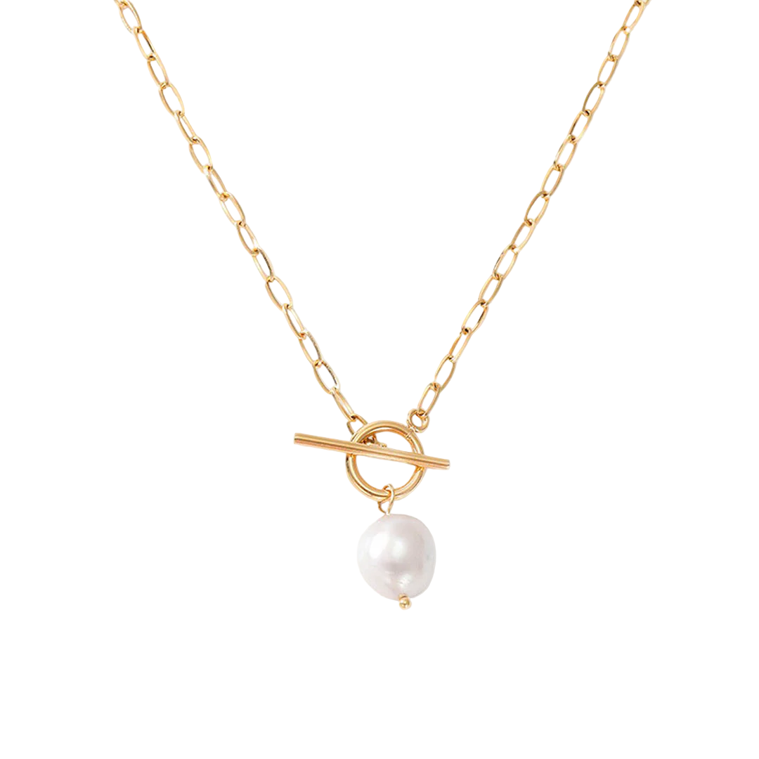 Dames Parelketting Zoetwaterparel 43 cm