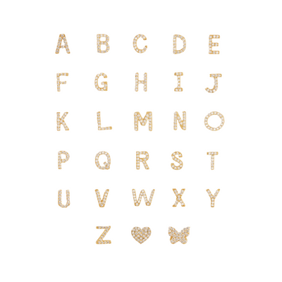 Dames Gepersonaliseerde Diamantjes Initiaal Ketting