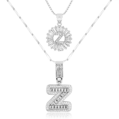 Dubbele Initialen Ketting Set Dames