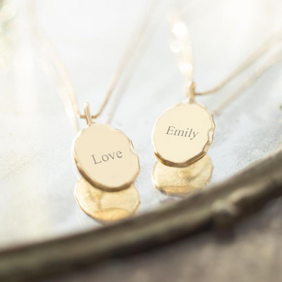 Geboortebloem & -steen Naam Ketting Dames