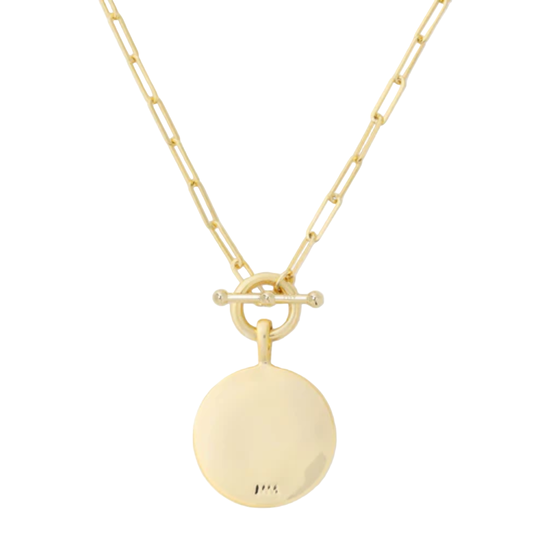Dames Parelmoer Initiaal Ketting