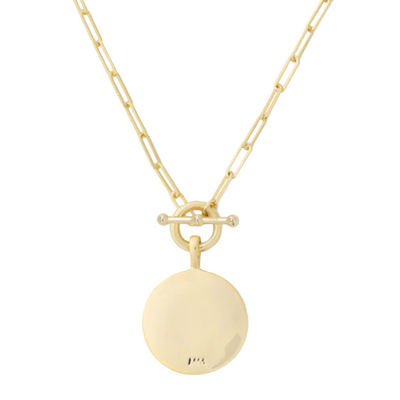 Dames Parelmoer Initiaal Ketting