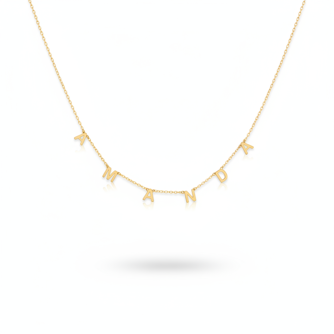 Naamketting Dames Gepersonaliseerd Verstelbaar