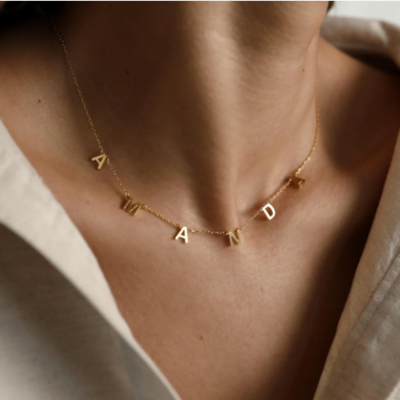 Naamketting Dames Gepersonaliseerd Verstelbaar