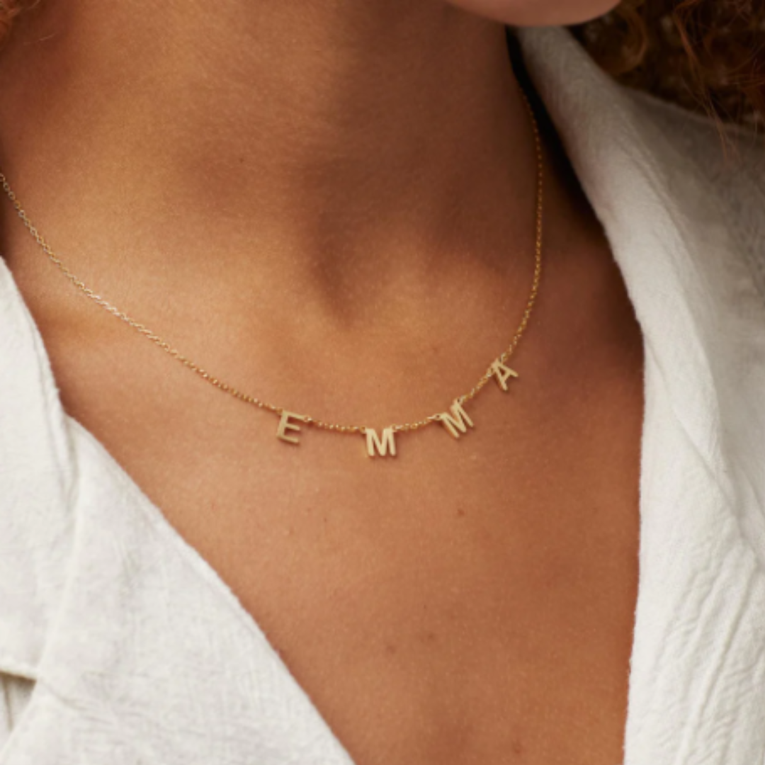 Naamketting Dames Gepersonaliseerd Verstelbaar