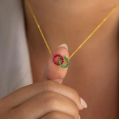 Connectie Geboortesteen Ketting Dames