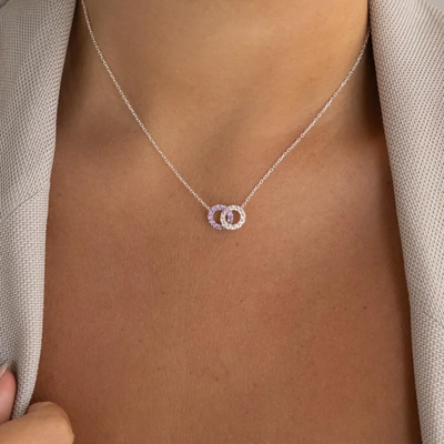 Connectie Geboortesteen Ketting Dames