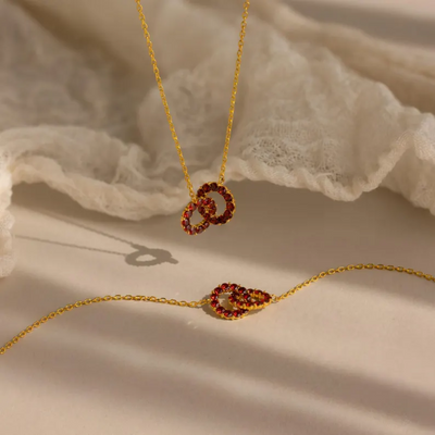 Connectie Geboortesteen Ketting Dames