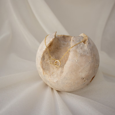 Zon & Maan Ketting Dames Verguld