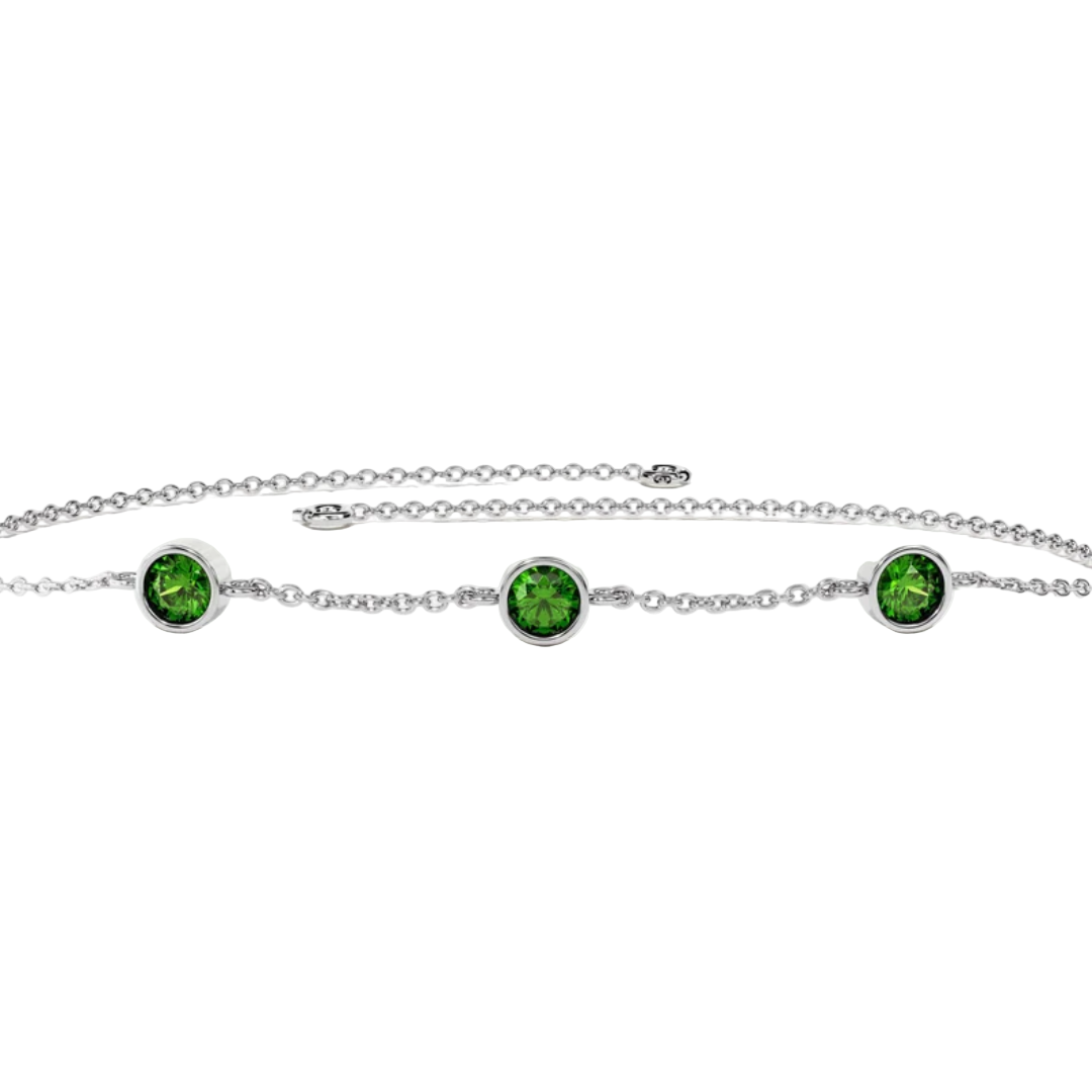 Dames Geboortesteen Armband Gepersonaliseerd