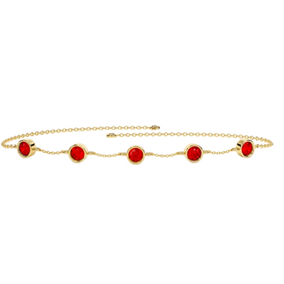 Dames Geboortesteen Armband Gepersonaliseerd