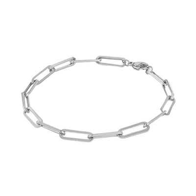 Dames Paperclip Armband S925 Sterling
