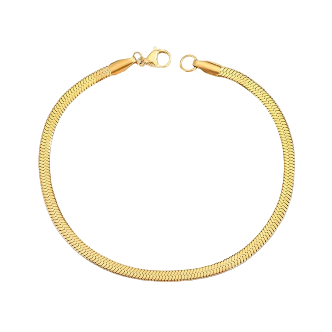 Dames Visgraat Armband 925 Sterling