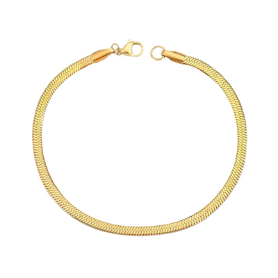 Dames Visgraat Armband 925 Sterling