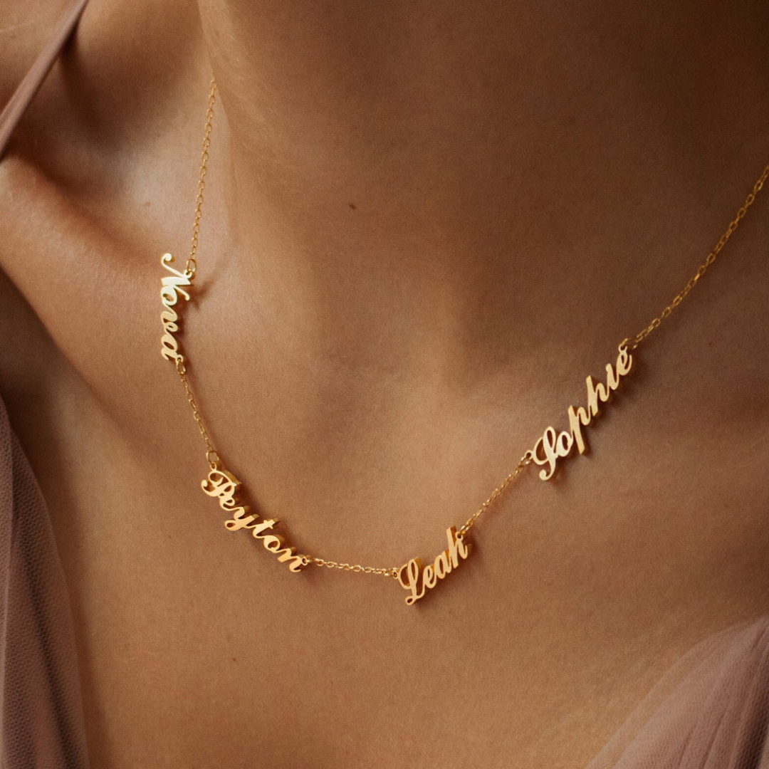 Gepersonaliseerde Ketting met Meerdere Namen