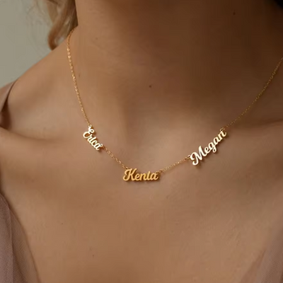 Gepersonaliseerde Ketting met Meerdere Namen