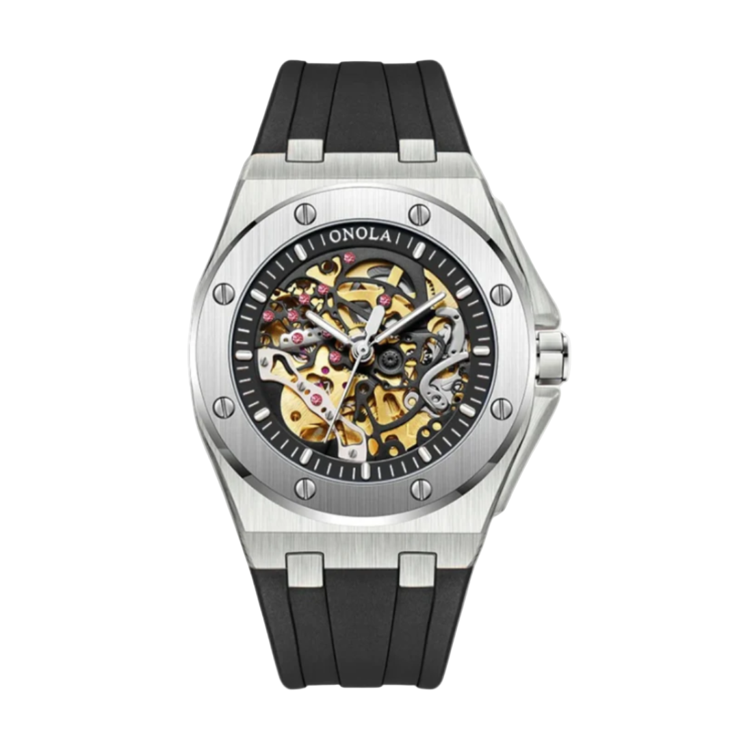 Horloge Heren NH35 Automatisch Siliconen Band | Sterling Valor