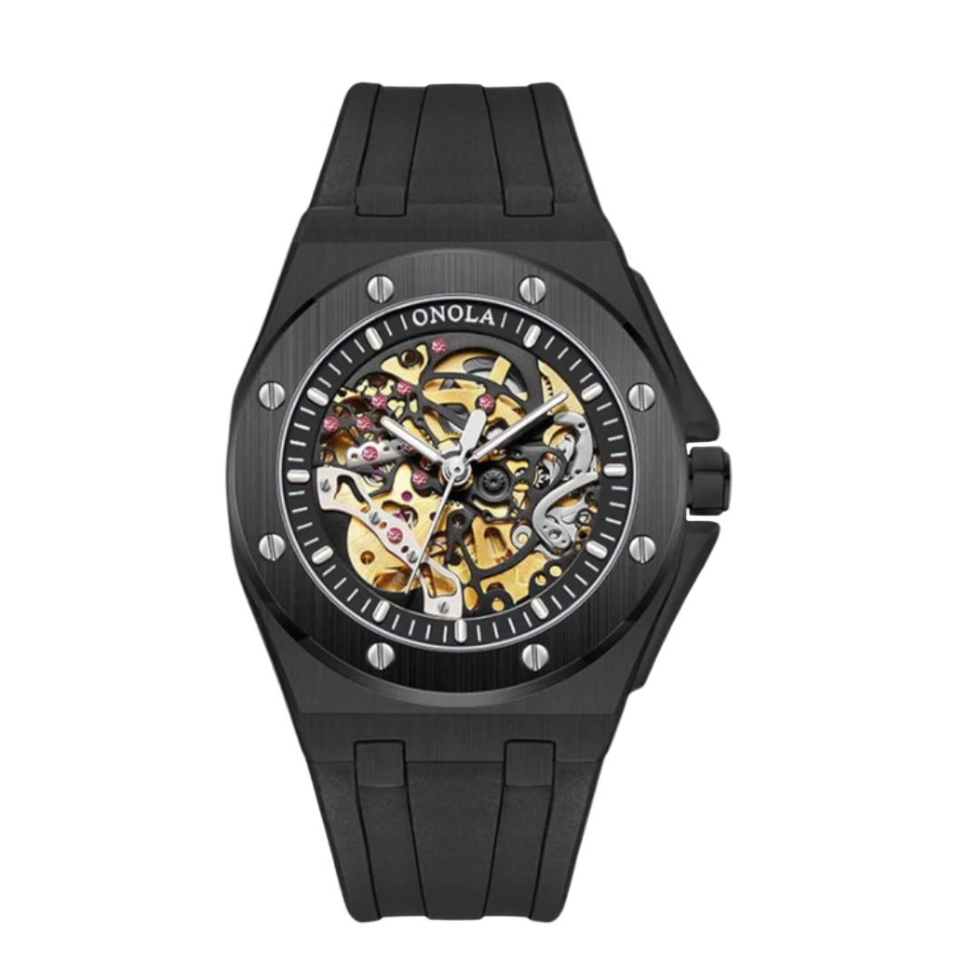 Horloge Heren NH35 Automatisch Siliconen Band | Sterling Valor