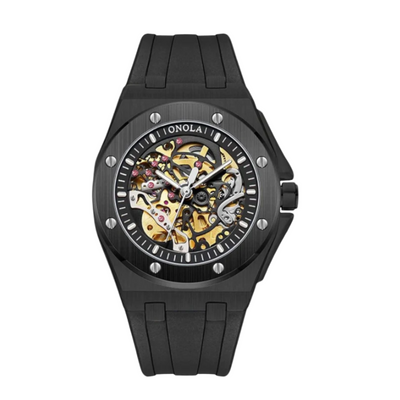 Horloge Heren NH35 Automatisch Siliconen Band | Sterling Valor