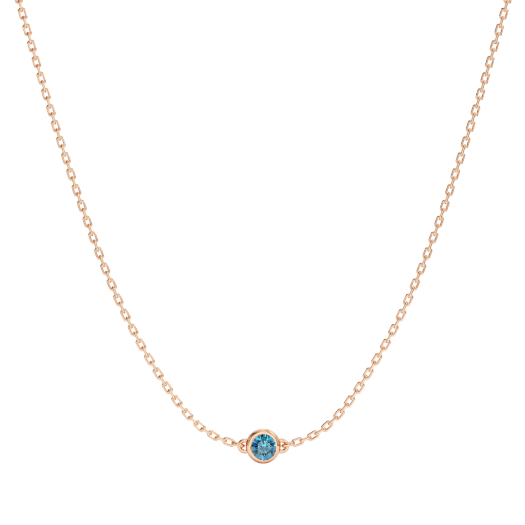 Elegante Familie Geboortesteen Ketting Dames