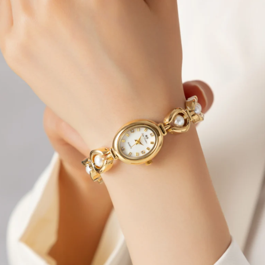 Horloge Dames Roestvrijstalen Armband | Lumière Nocturne
