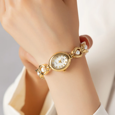 Horloge Dames Roestvrijstalen Armband | Lumière Nocturne