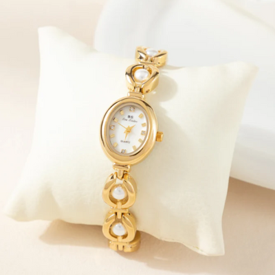 Horloge Dames Roestvrijstalen Armband | Lumière Nocturne