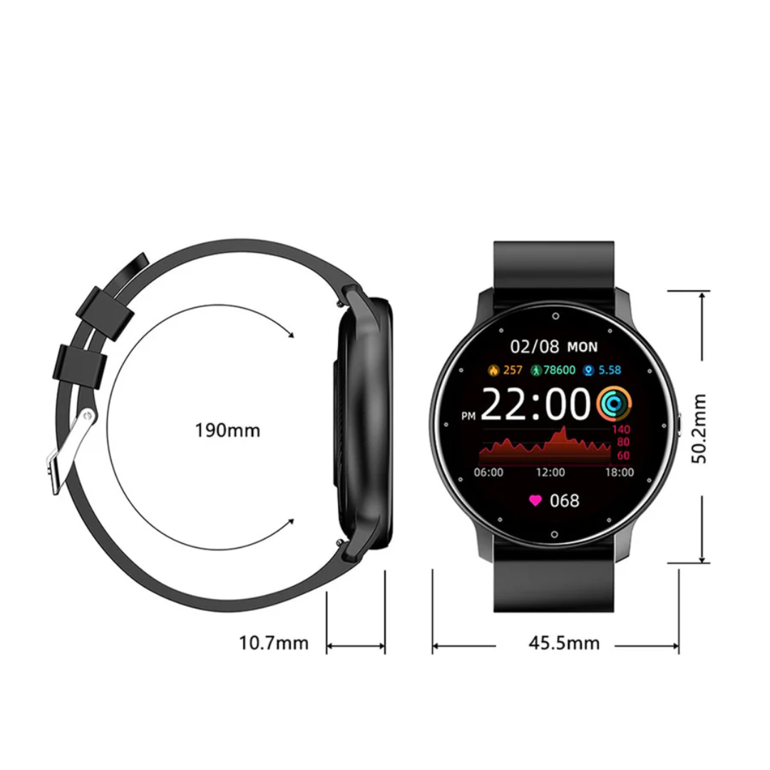 Unisex Bluetooth Bellen Smartwatch