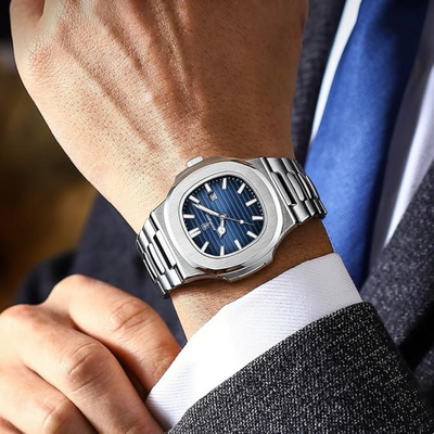 Horloge Heren Roestvrijstalen Armband | Regent Meridian