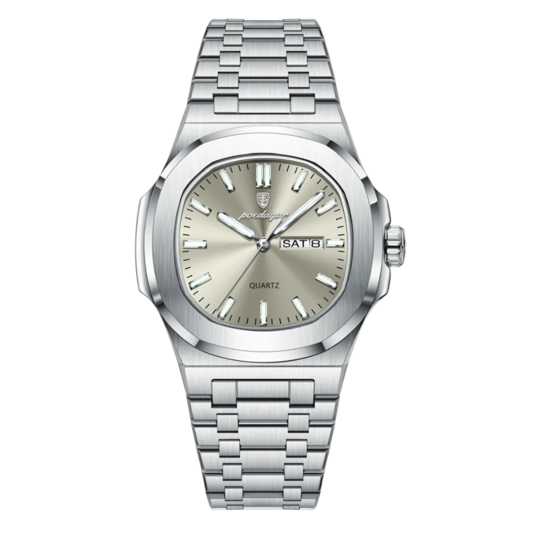 Horloge Heren Roestvrijstalen Armband | Sovereign Crest