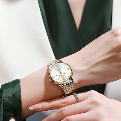 Horloge Dames Roestvrijstalen Armband | Seraphine Aurora