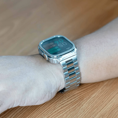 Stalen Smartwatch Band met Beschermhoes