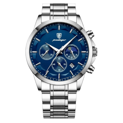 Horloge Heren Roestvrijstalen Armbandhorloge | Obsidian Harbor