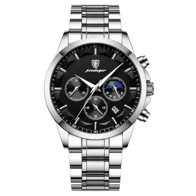 Horloge Heren Roestvrijstalen Armbandhorloge | Obsidian Harbor