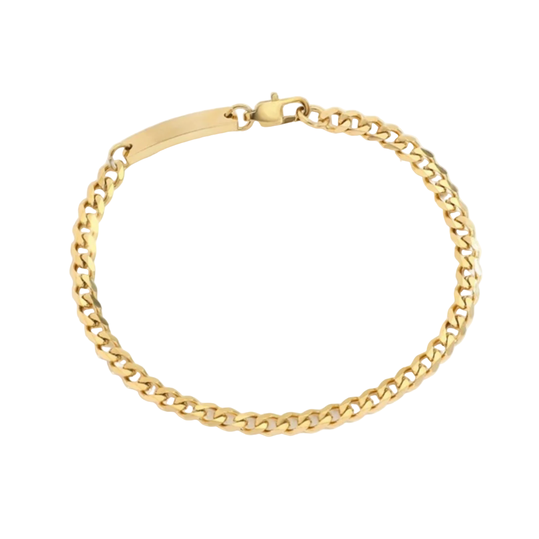 Verfijnde Vergulde Schakelarmband voor Dames