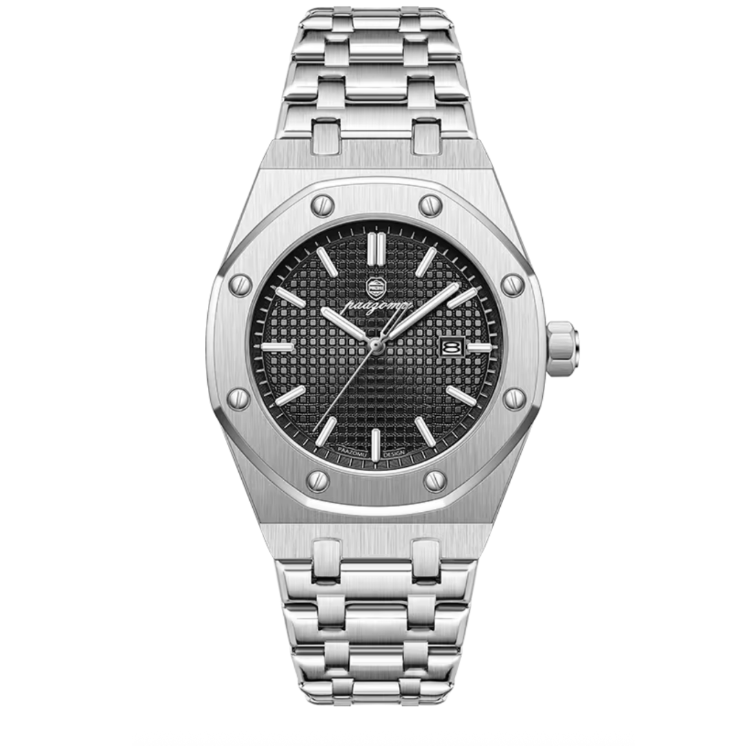 Horloge Heren Roestvrijstalen Armband | Monarch Pinnacle