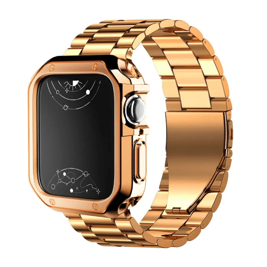 Stalen Smartwatch Band met Beschermhoes