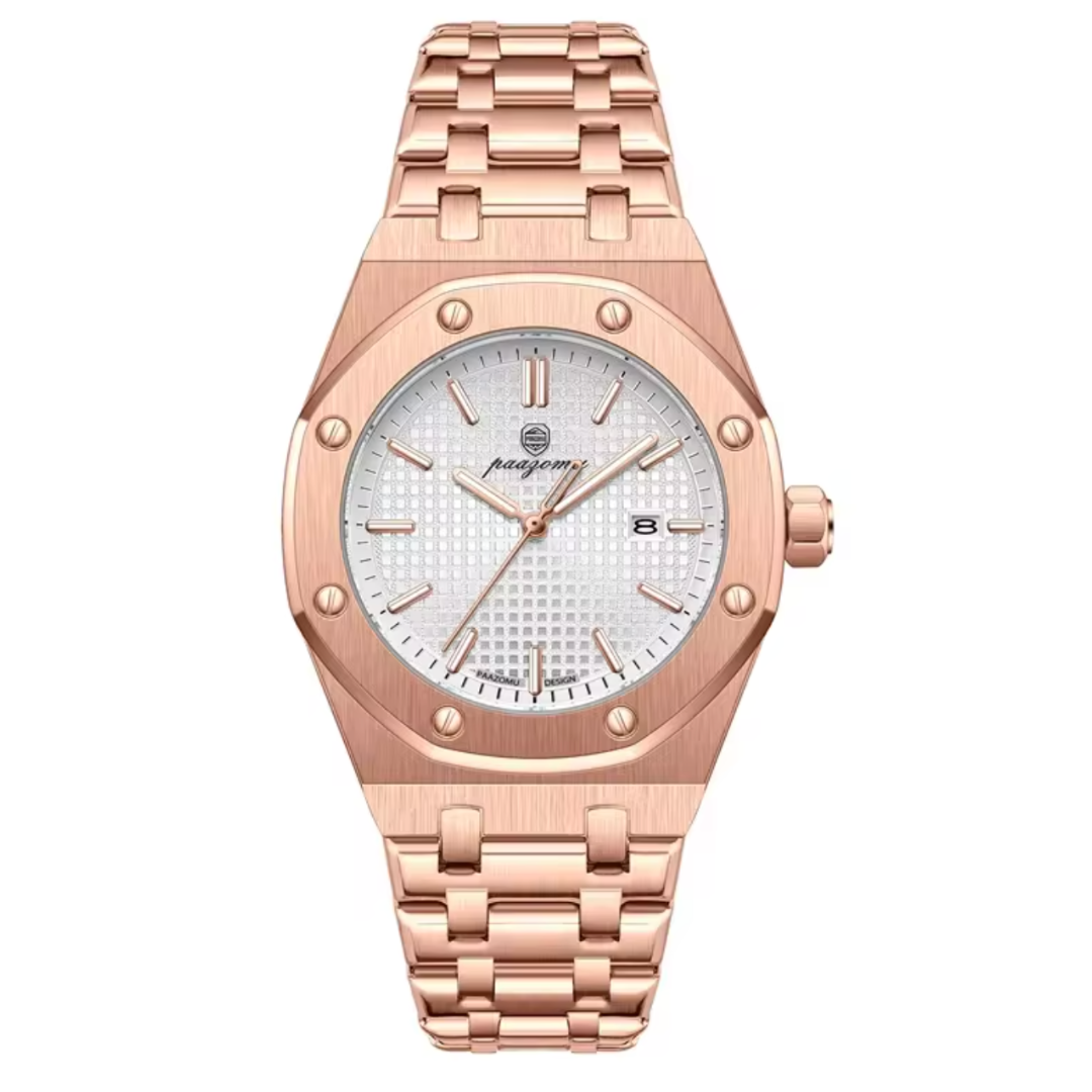 Horloge Heren Roestvrijstalen Armband | Monarch Pinnacle