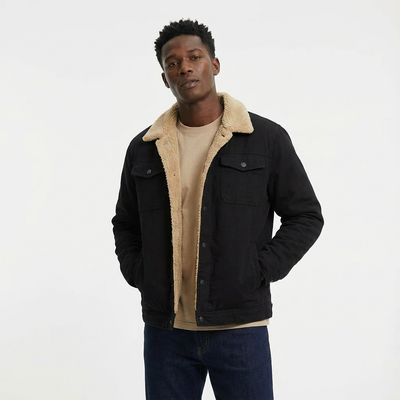 Heren Winterjas Warm Gevoerd