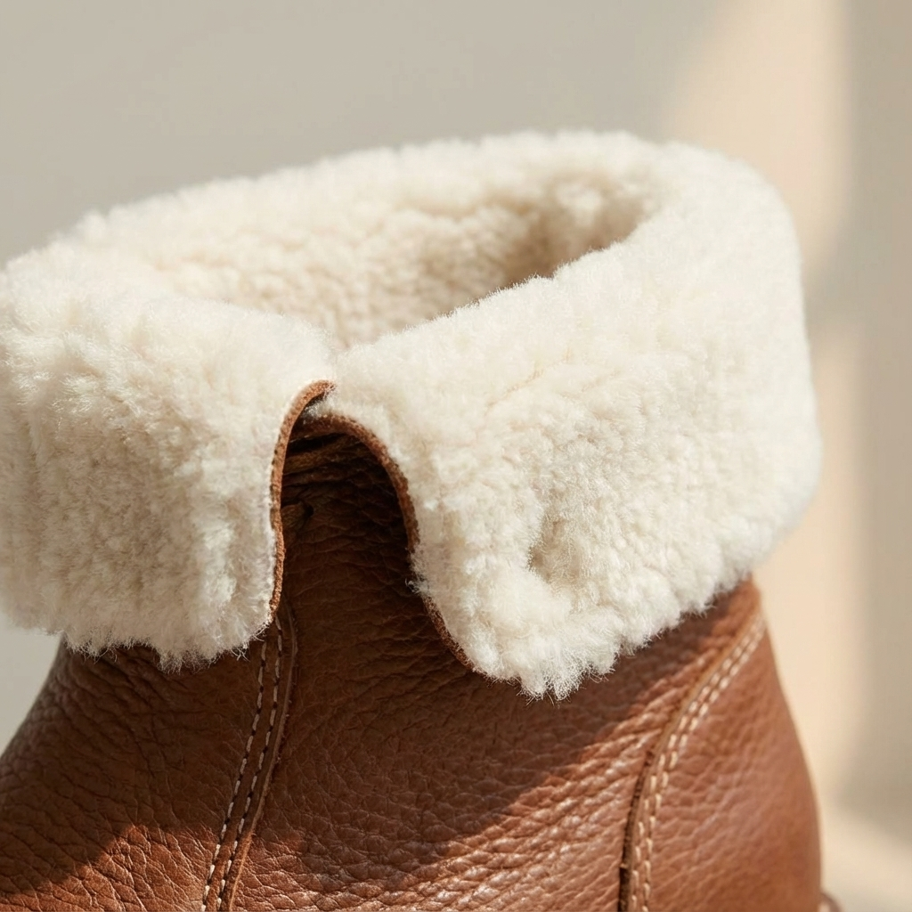 Dames Enkellaarsjes Warm Gevoerd