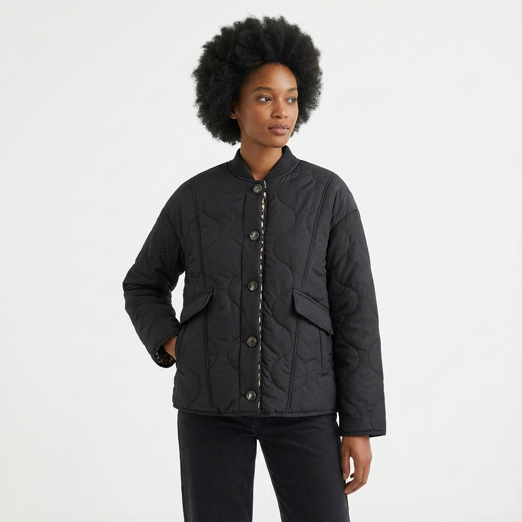 Dames Jas Luipaardprint Voering