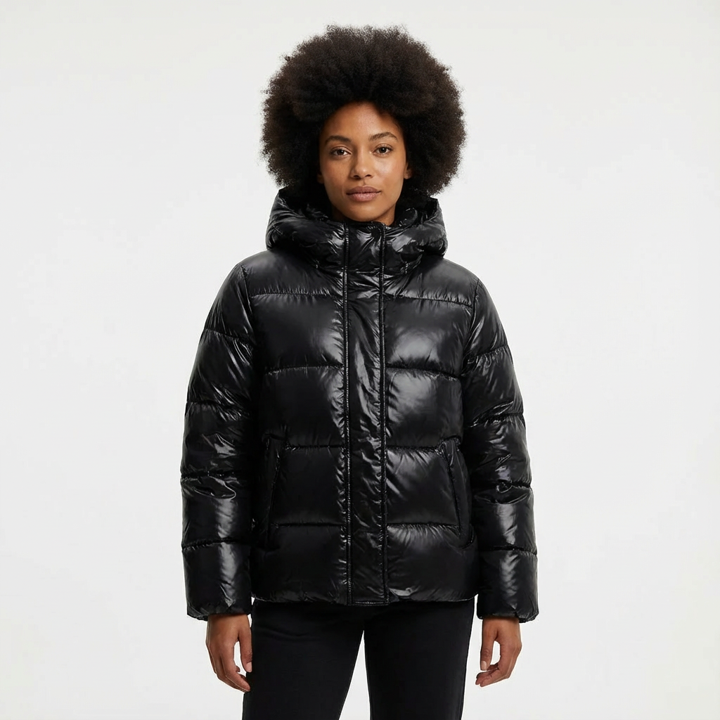 Dames Pufferjas Met Capuchon