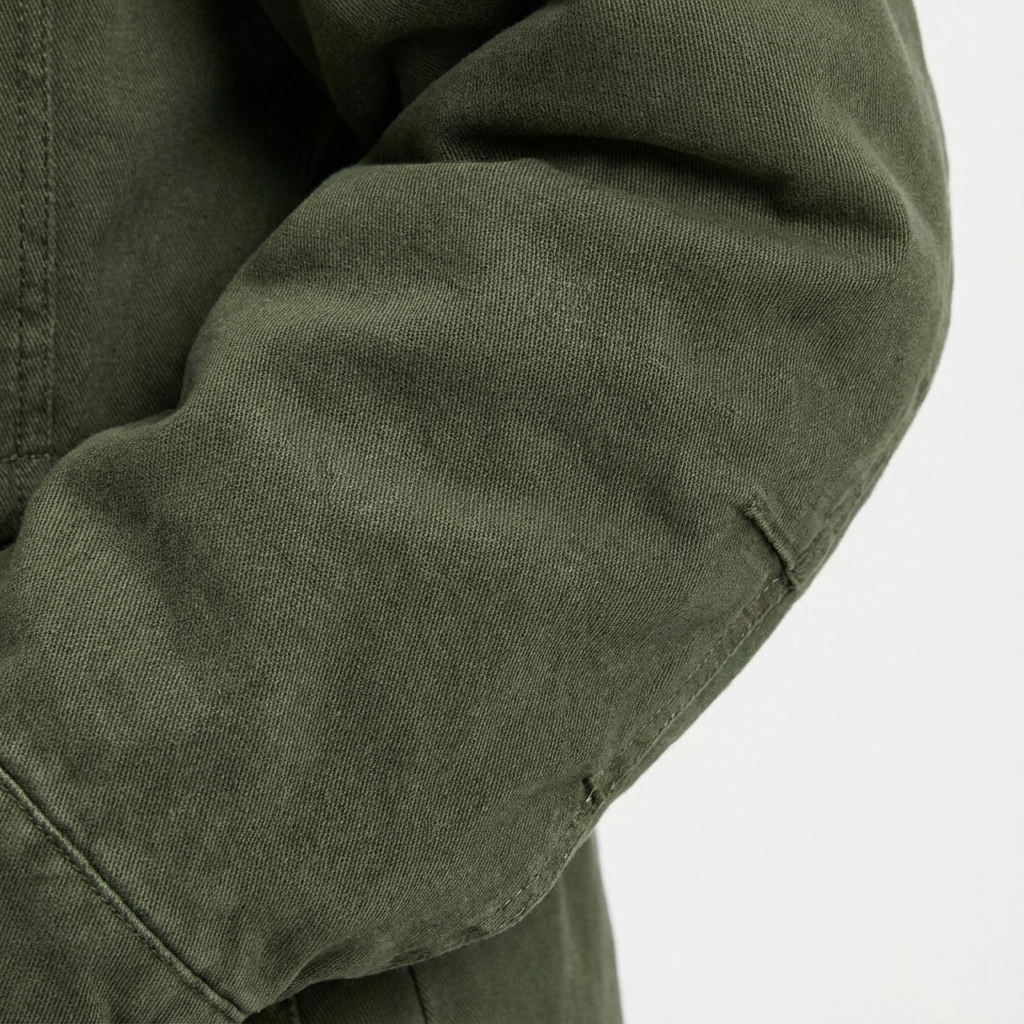 Vintage Casual Hooded Windproof Multi-pocket Work Jacket