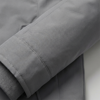 Lange Winterjacke Mit Kapuze & Futter