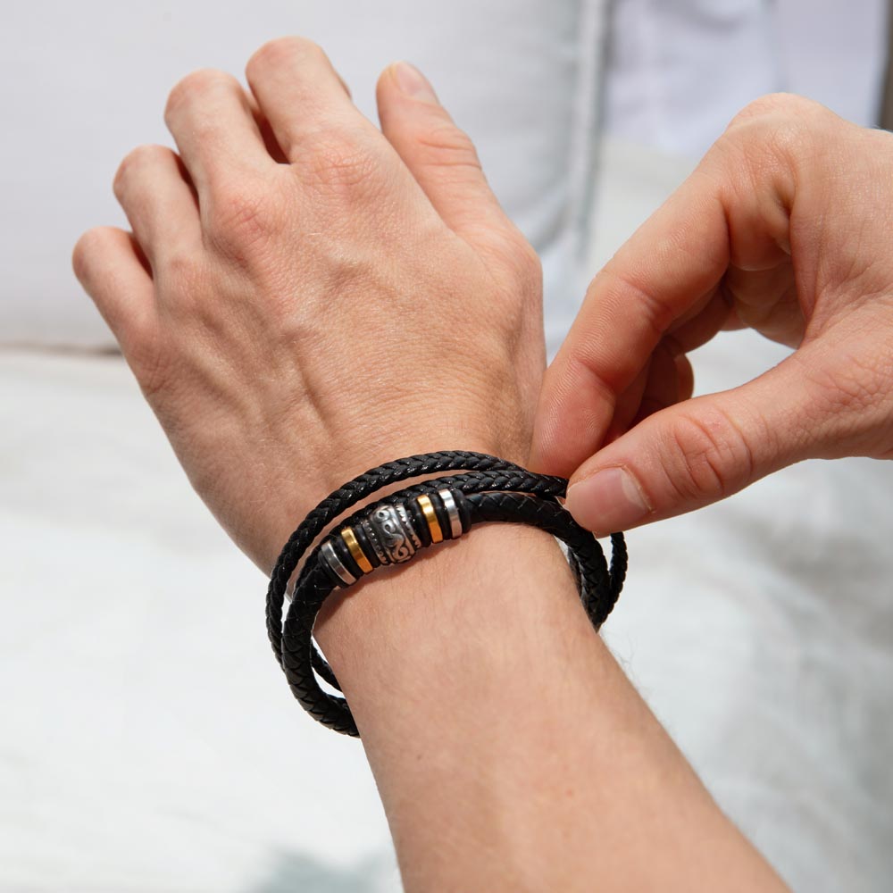 'Hou Van Jou, Voor Altijd' Zoon Armband