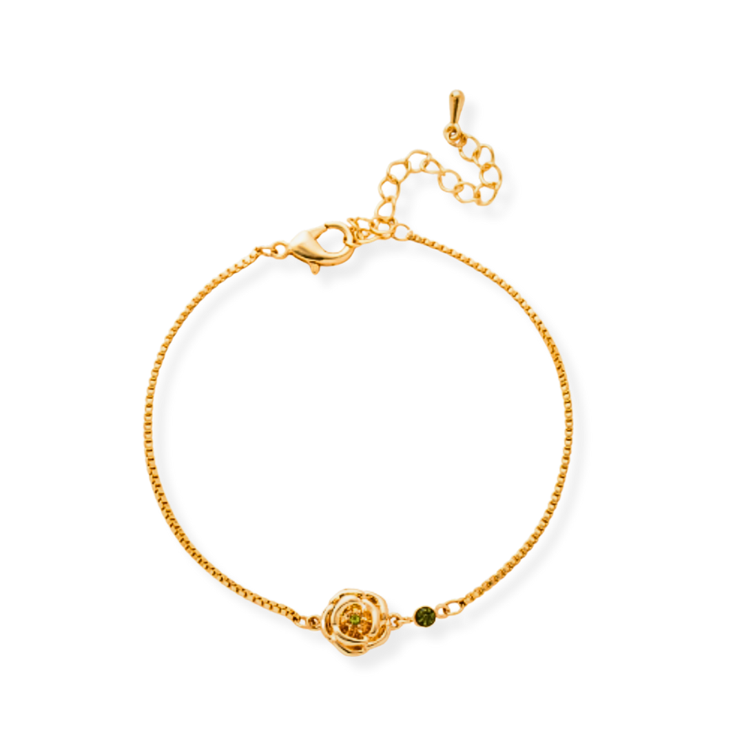 Geboortebloem & Geboortesteen Armband