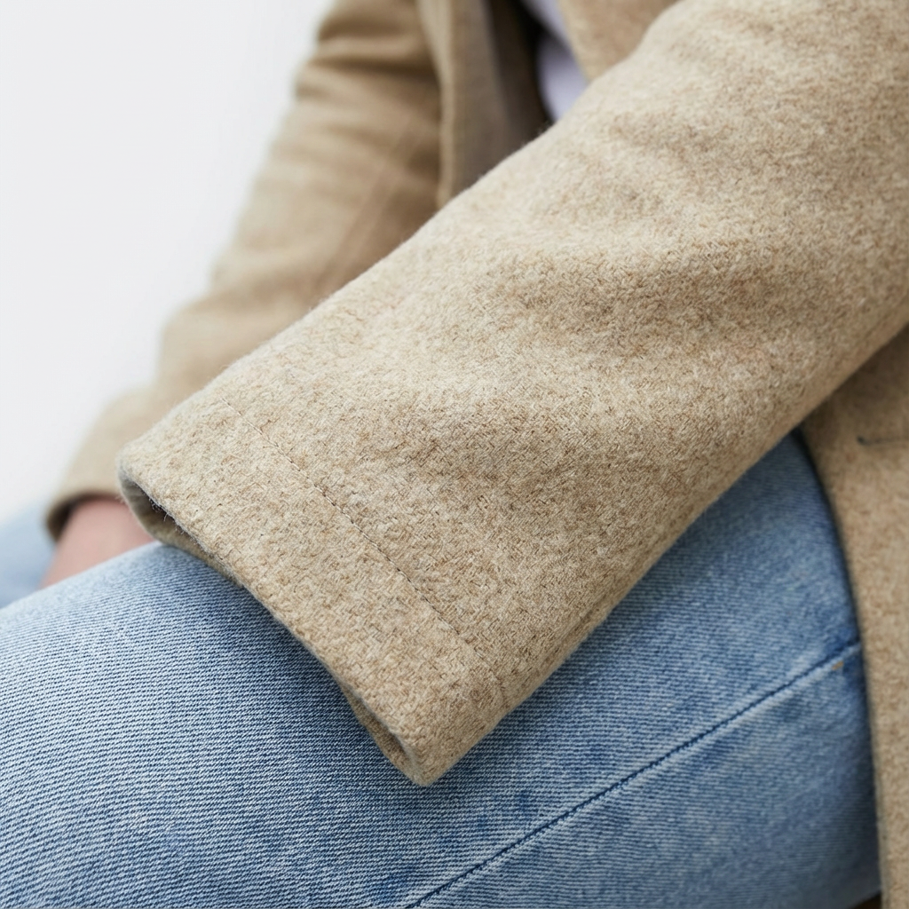 Heren Lange Wintermantel Met Knopen