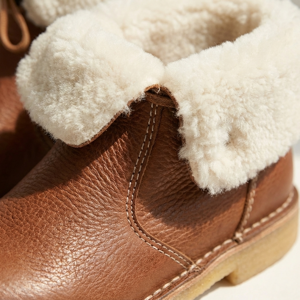 Dames Enkellaarsjes Warm Gevoerd