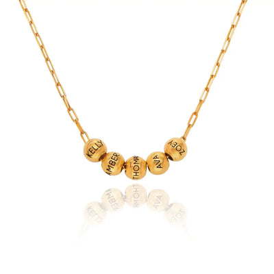 Familie Namen Kralen Ketting